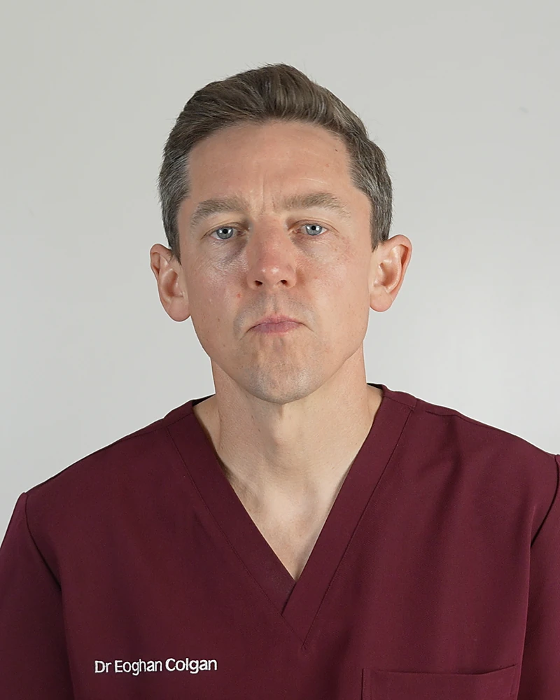 Dr Eoghan Colgan in August 2026, 20 kg lighter